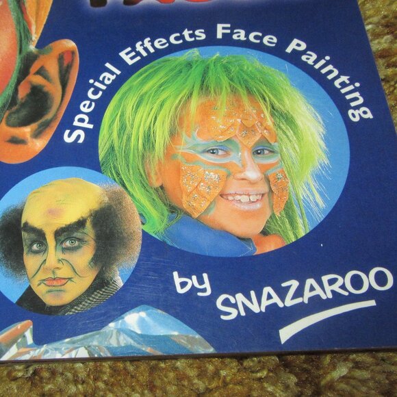 Soft-cover Kingfisher Halloween FX FACES make-up costuming book - Picture 3 of 15